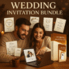 Elegant Wedding Invitation Card Bundle