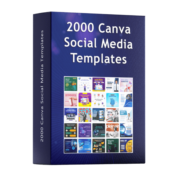 Complete 2000 Canva Social Media Templates Bundle