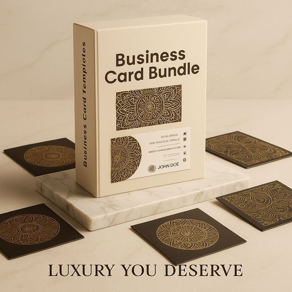💼 Professional Business Card Templates Pack – Instant Download & Customizable 📇✨