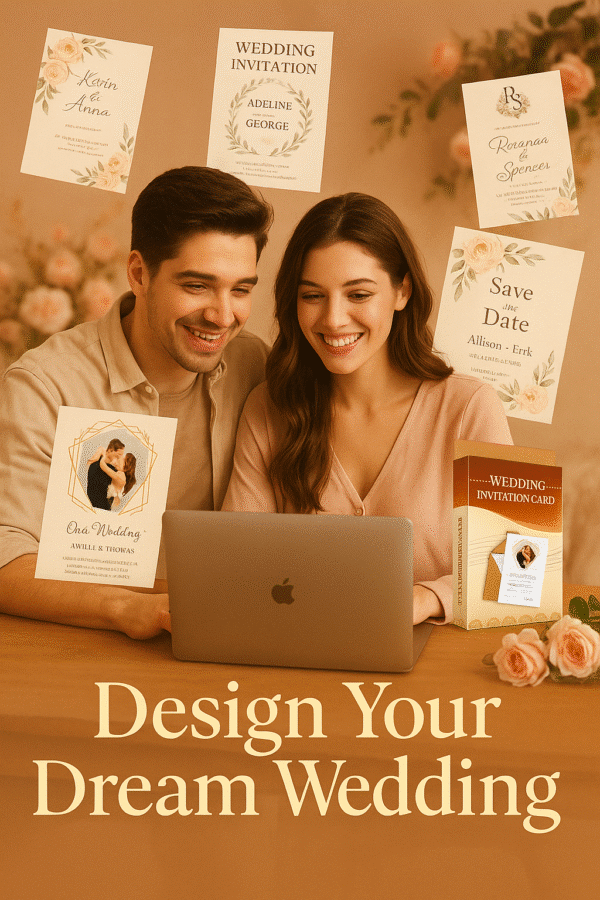 Elegant Wedding Invitation Card Bundle