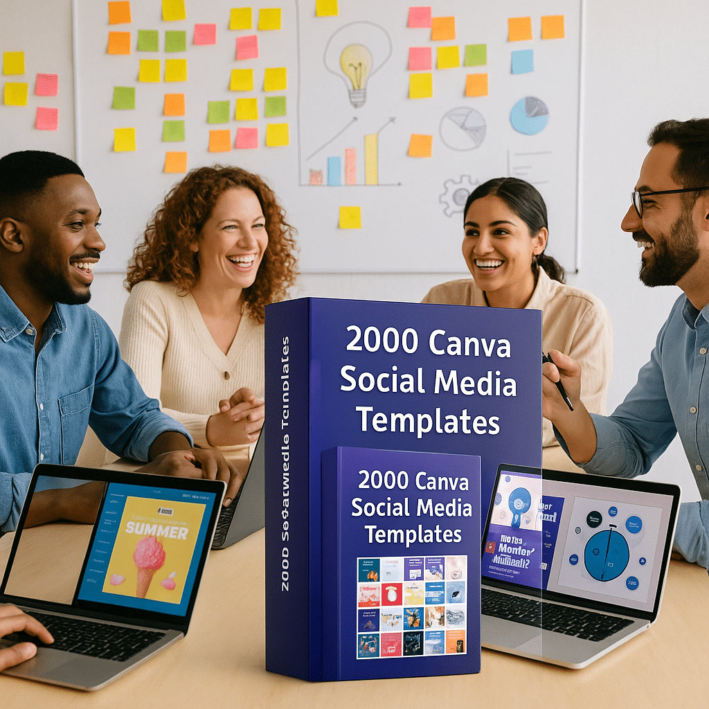 🔥 Essential 2000+ Canva Social Media Templates Bundle – Elevate Your Content 🚀✨