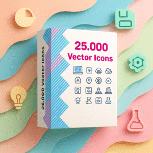 Comprehensive 25,000 Vector Icons Collection
