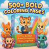 Animal Transformation Coloring Pack