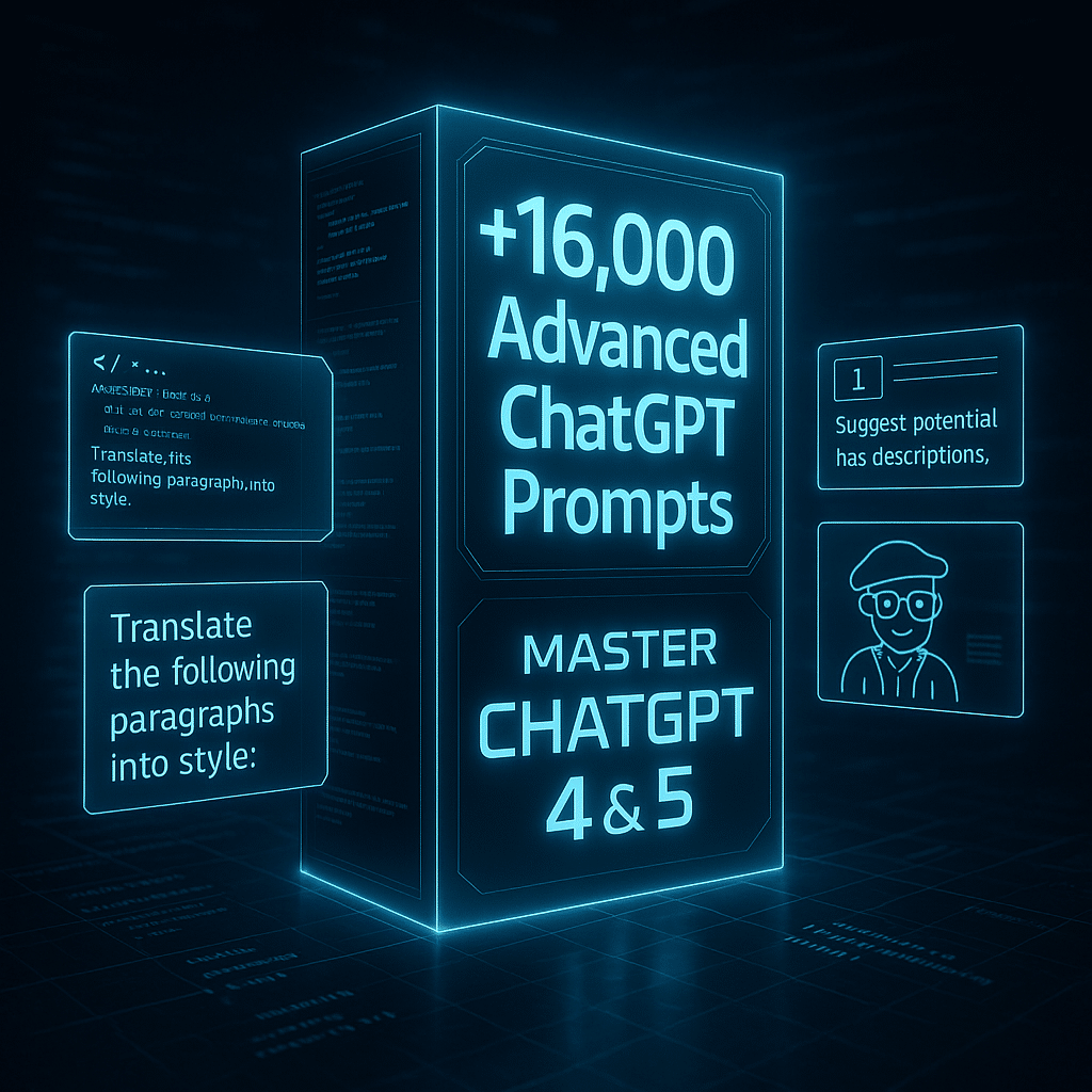 Advanced ChatGPT Prompts Collection – 16,000+ Ready-to-Use AI Prompts