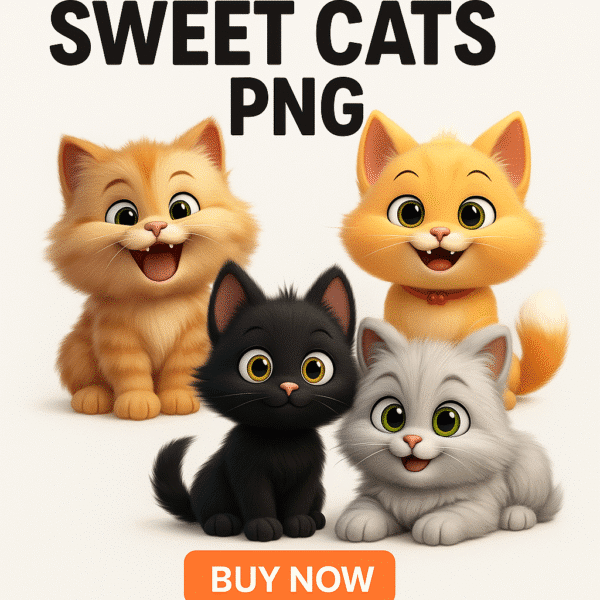 Sweet Cats PNG